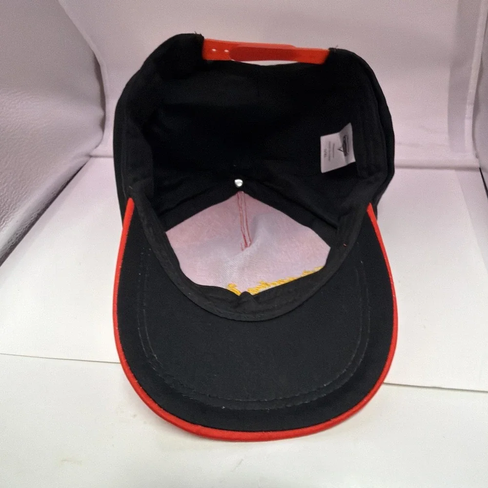 Lightning McQueen Red Black Black Snapback Kids Youth Cap Hat
